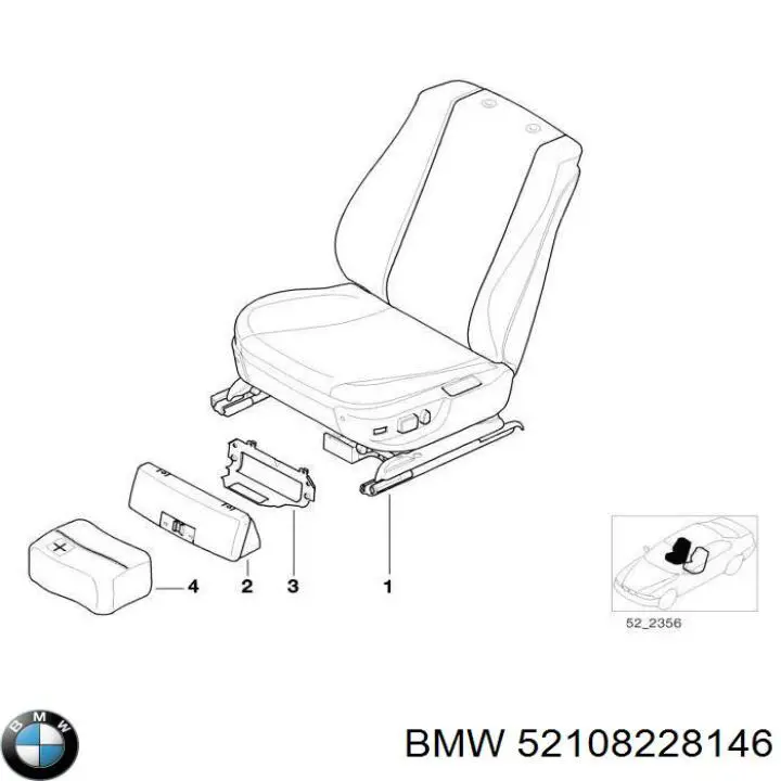  BMW 52108176553 ціна, від 9.94 USD