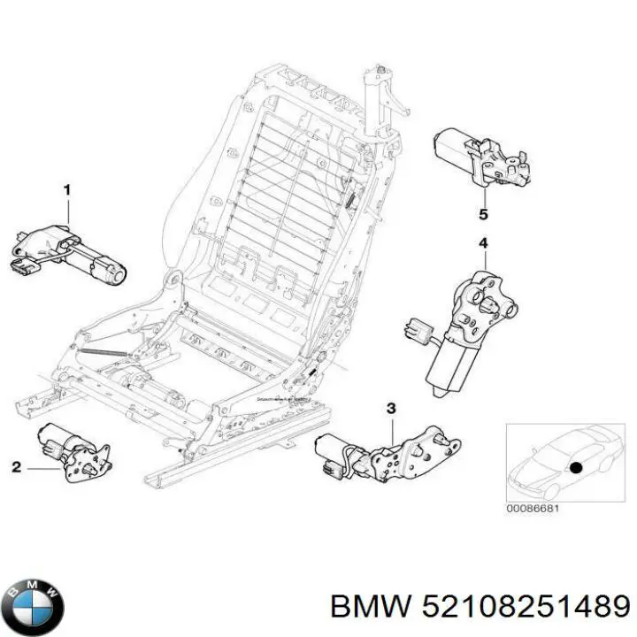 Купити 52108251489 BMW 