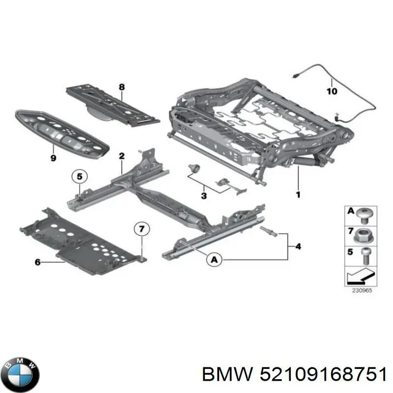  BMW 52109168753 ціна, від 22.65 USD
