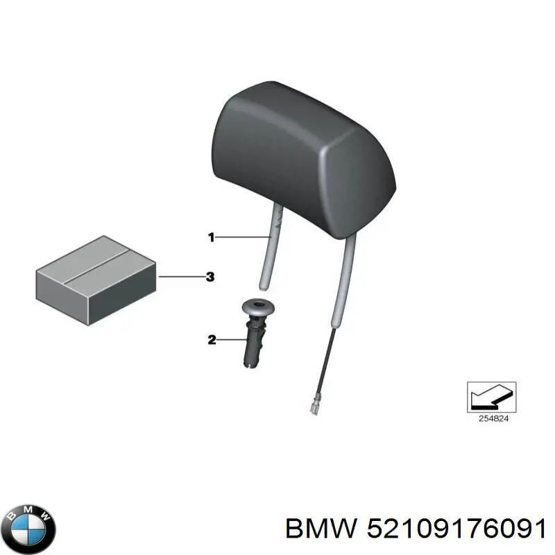  BMW 52109176091 ціна, від 98.26 USD