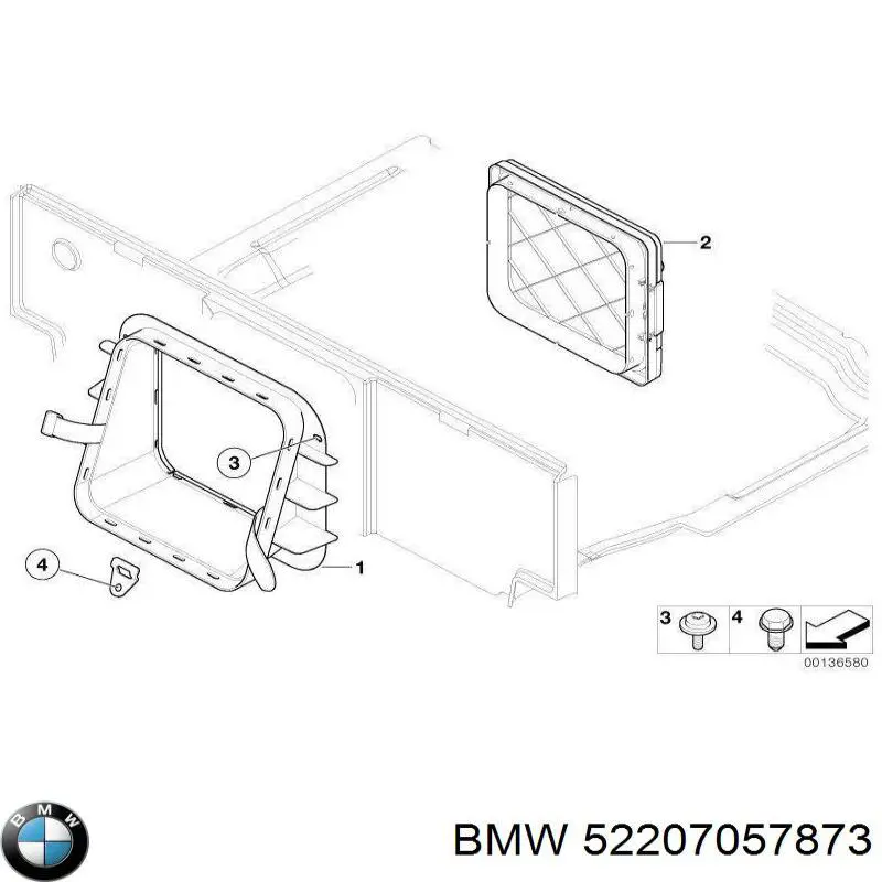  BMW 52207057873 ціна, від 547.56 USD