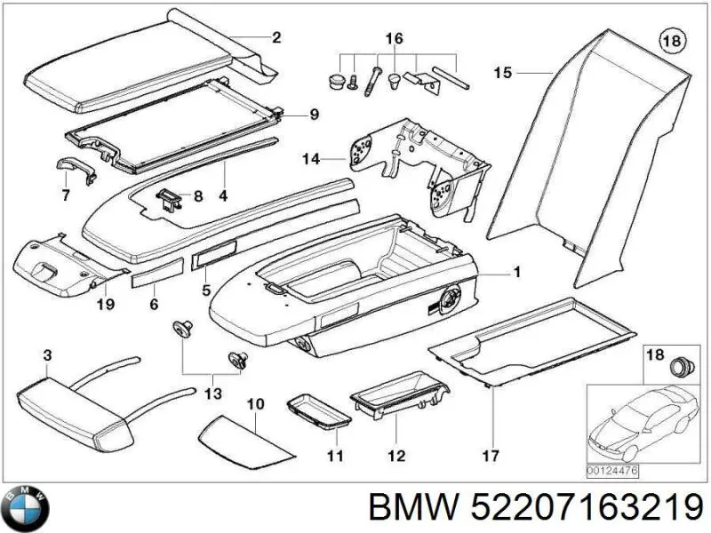  BMW 52207163219 ціна, від 55.96 USD