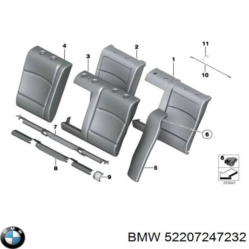 52207247232 BMW 