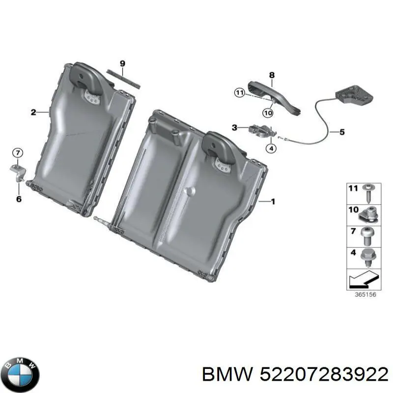  BMW 52207283922 ціна, від 3.80 USD