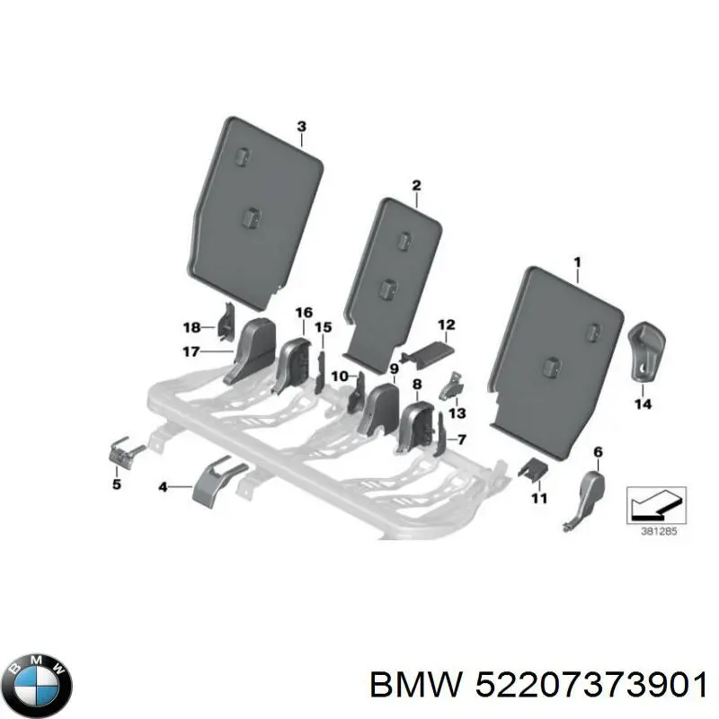  BMW 52207373901 ціна, від 3.80 USD