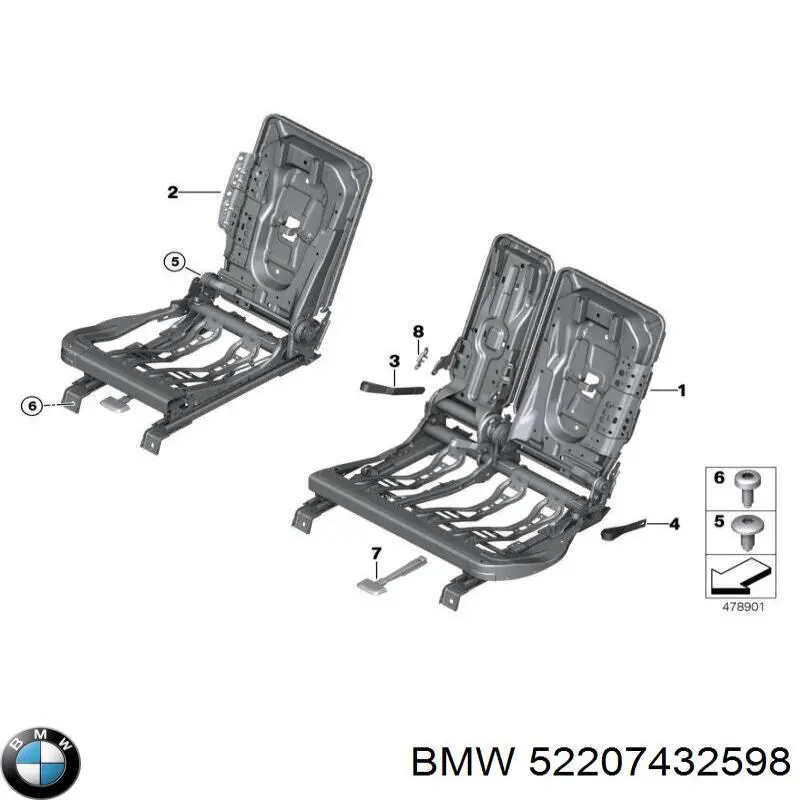  BMW 52207432598 ціна, від 11.26 USD
