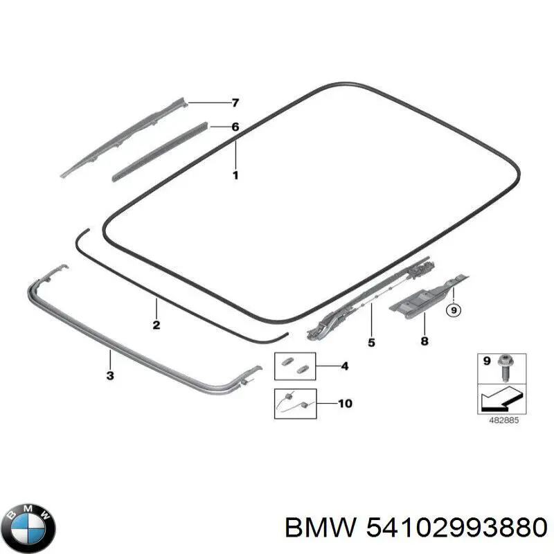  BMW 54102993880 ціна, від 300.83 USD