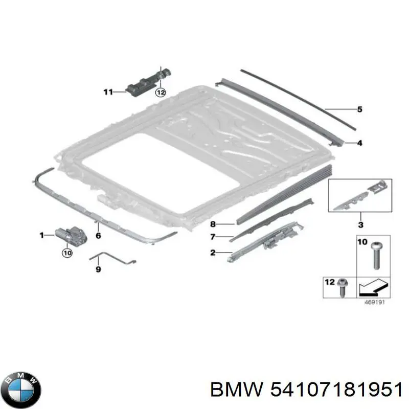 Головний патрубок витратоміра повітря (черепаха) BMW 54107181951 ціна, від 7.60 USD