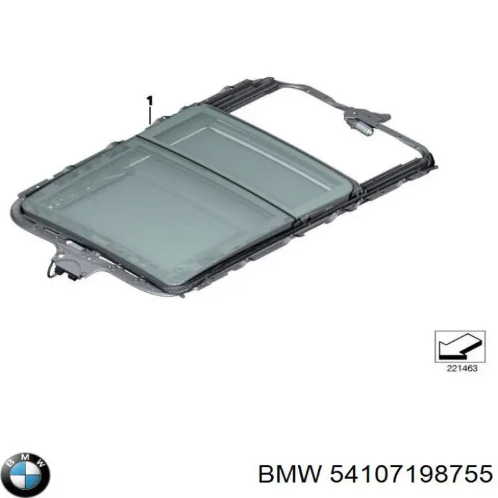 54107198755 BMW Люки підлоги