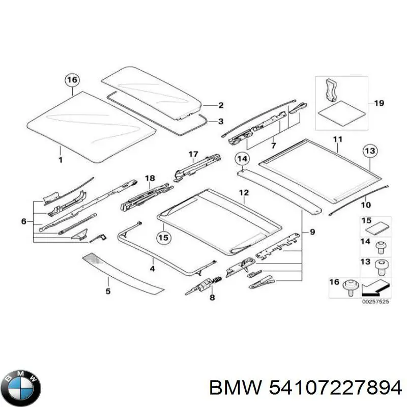 Купити 54107227894 BMW 