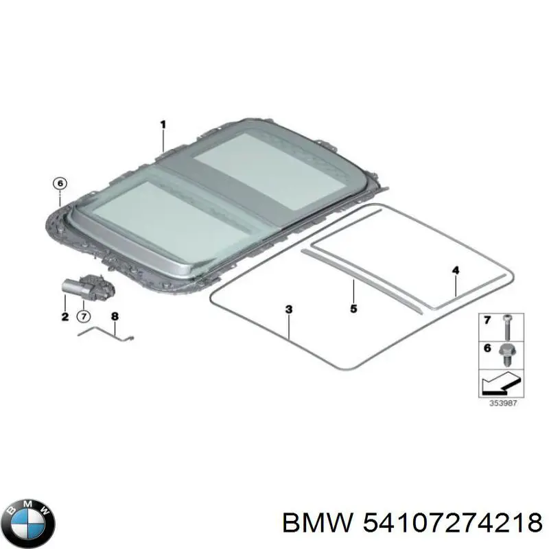  BMW 54107274218 ціна, від 30.40 USD