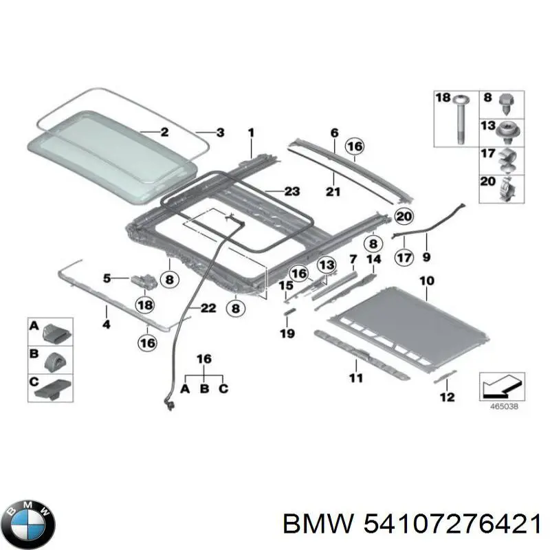  BMW 54107276421 ціна, від 21.54 USD