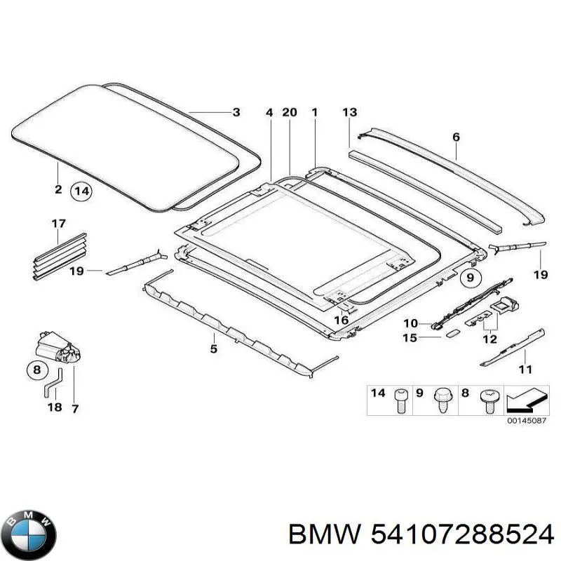  BMW 54107288524 ціна, від 263.30 USD