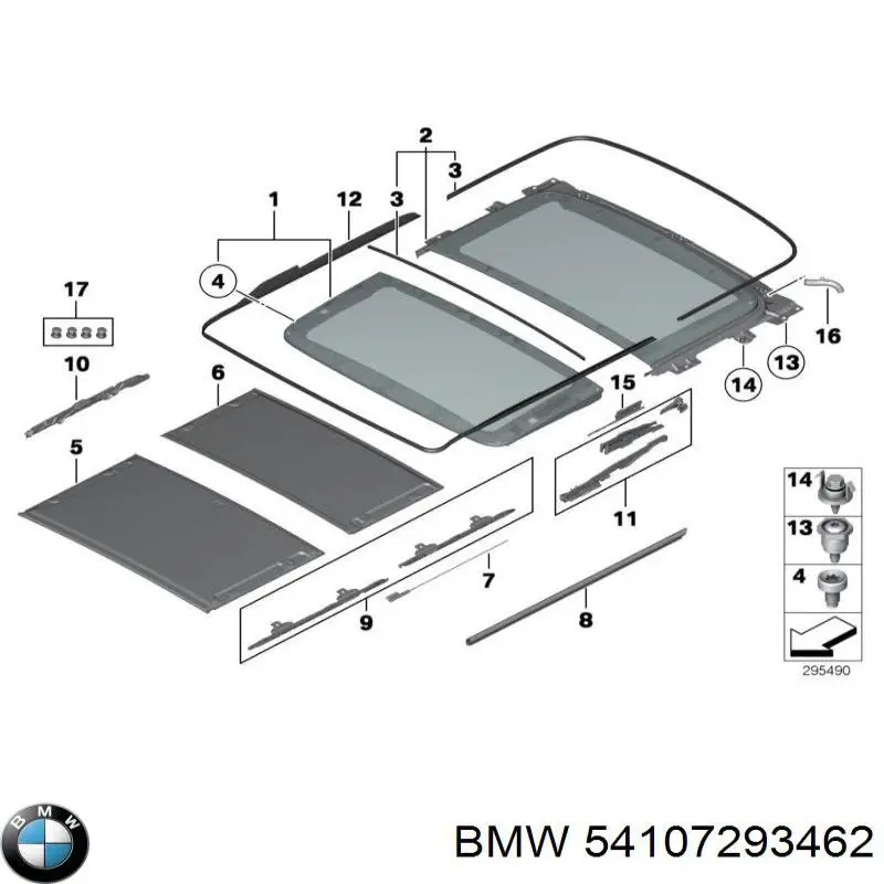  BMW 54107293462 ціна, від 62.06 USD