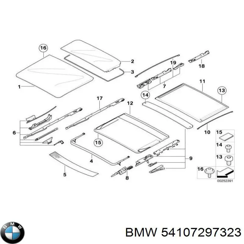  BMW 54107297323 ціна, від 92.59 USD