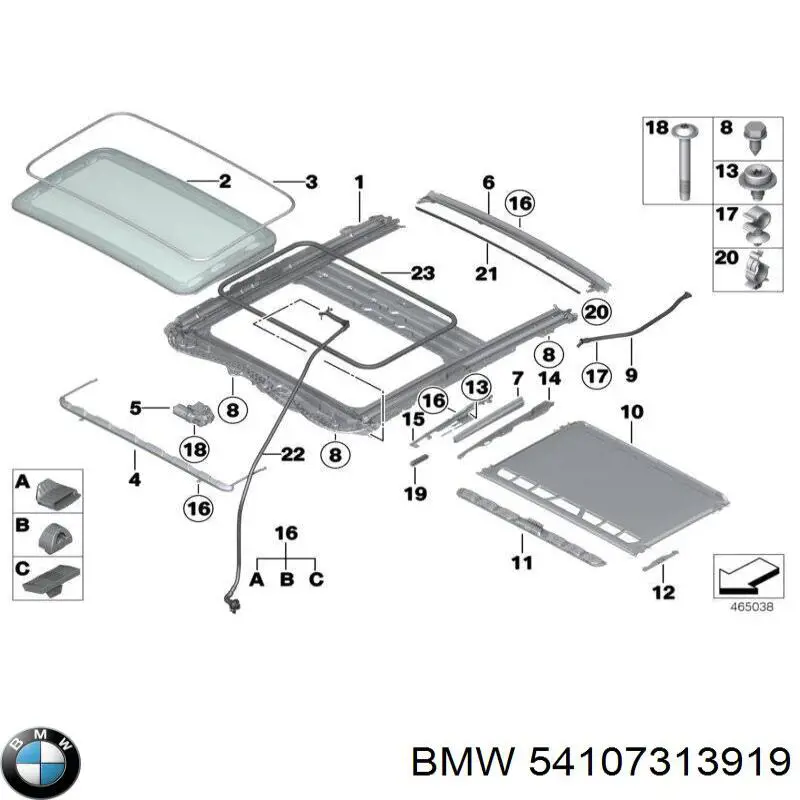  BMW 54107313919 ціна, від 45.83 USD