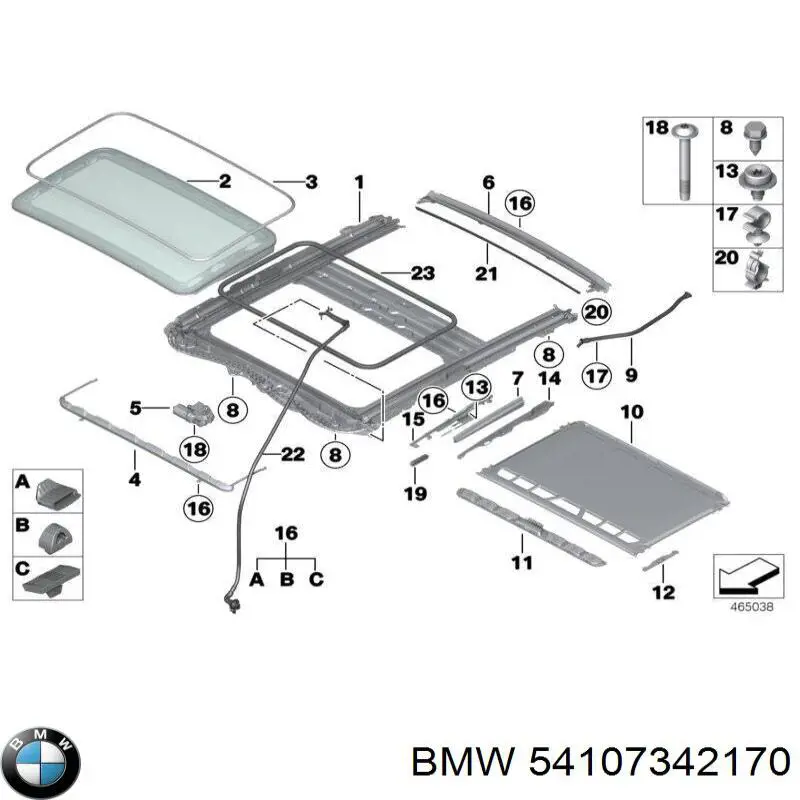  BMW 54107342170 ціна, від 1083.84 USD