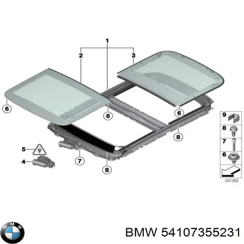  BMW 54107355231 ціна, від 552.32 USD