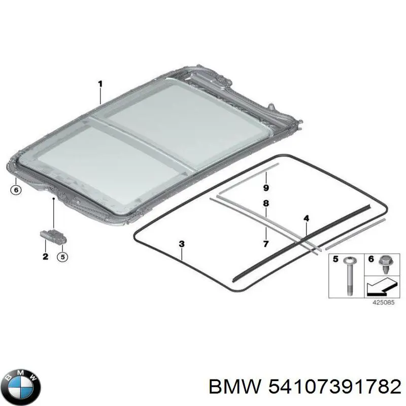 Двигун приводу люка BMW 54107391782 ціна, від 92.16 USD