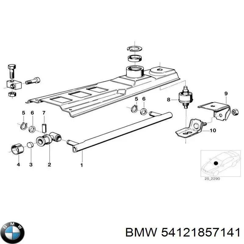  BMW 54121857141 ціна, від 61.42 USD