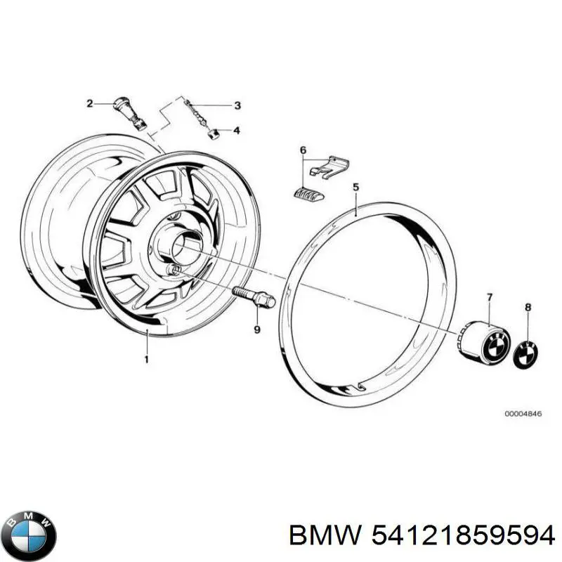  BMW 54121859594 ціна, від 238.72 USD