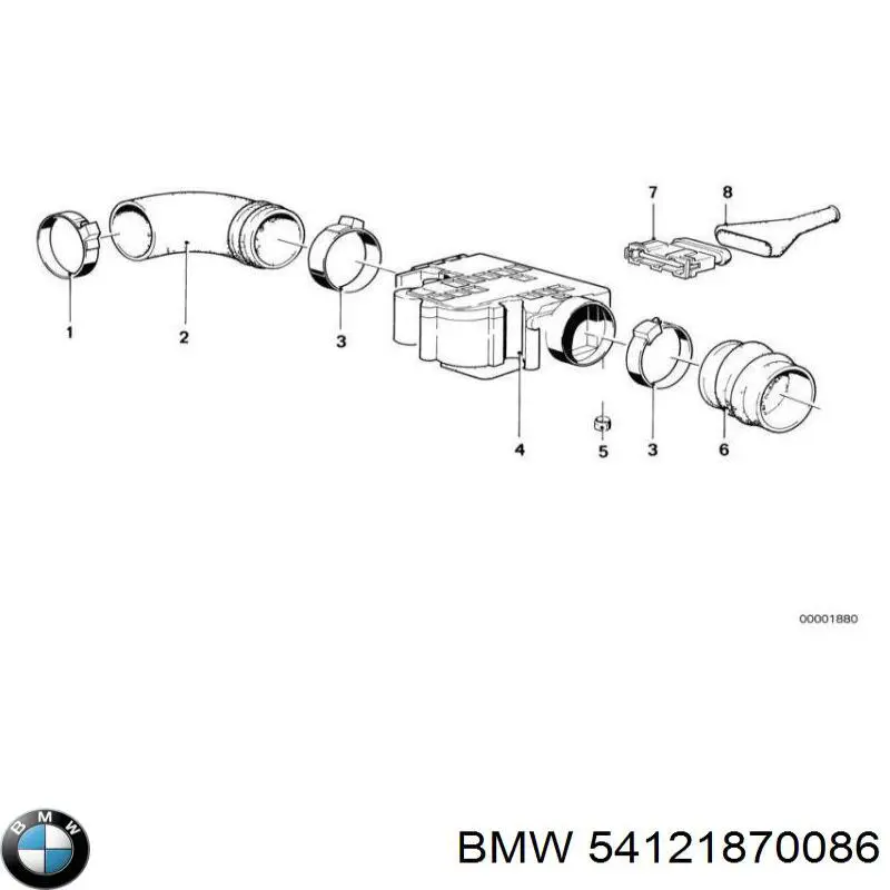 Купити 54121870086 BMW 
