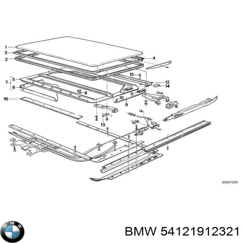 Кришка / пробка розширювального бачка BMW 54121912321 ціна, від 190.03 USD