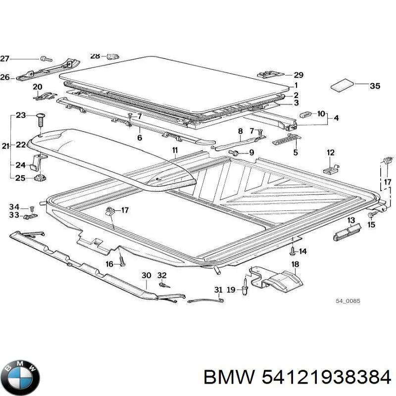 Купити 54121938384 BMW 