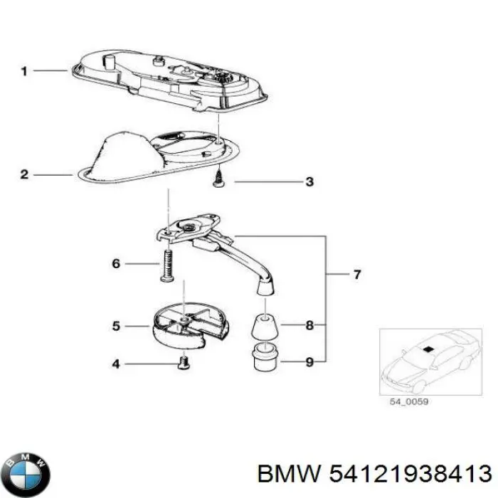  BMW 54121938413 ціна, від 153.33 USD