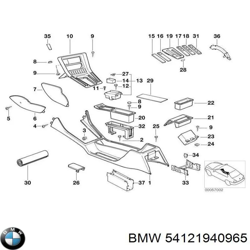 Купити 54121940965 BMW 