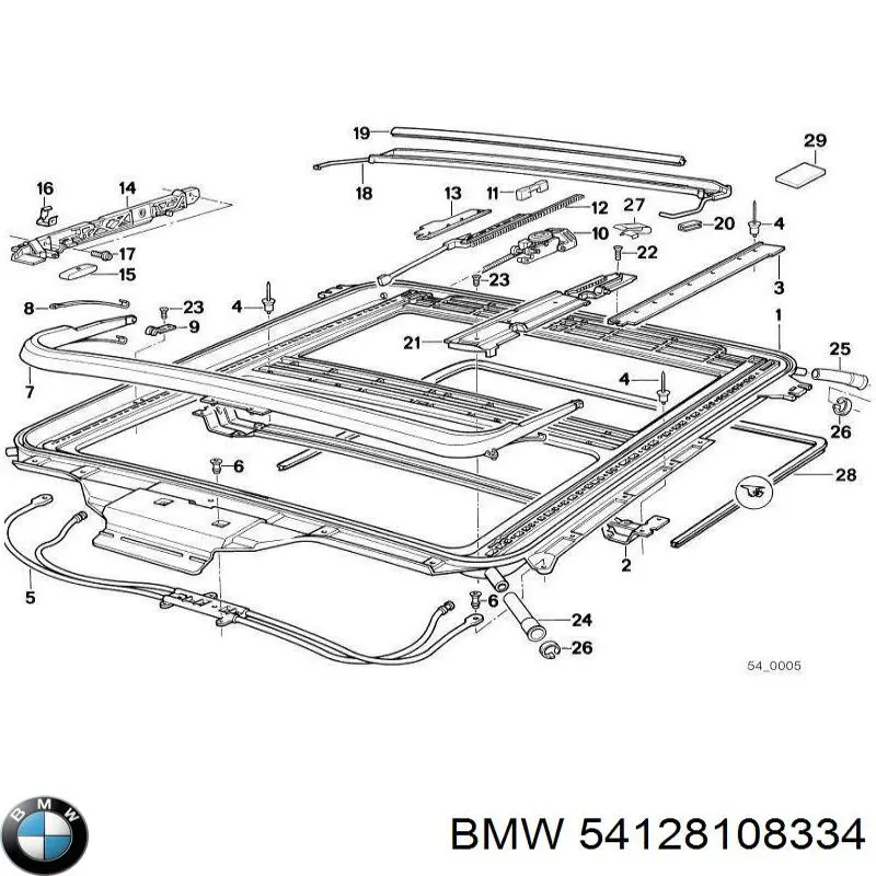 Купити 54128108334 BMW 