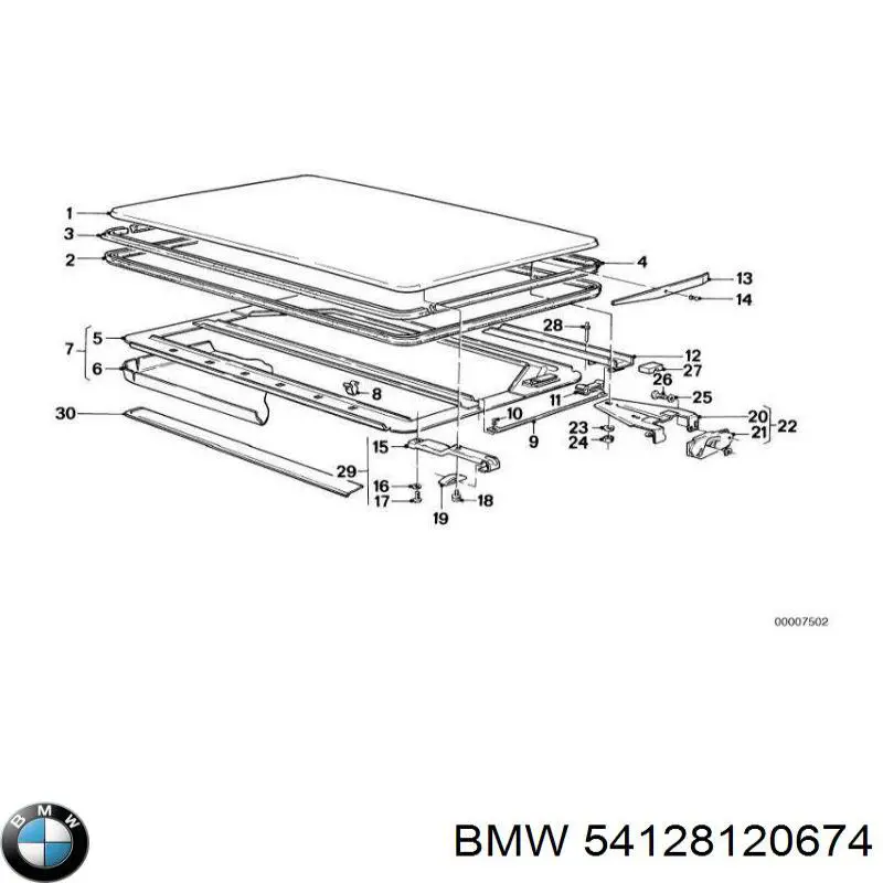 Купити 54128120674 BMW 