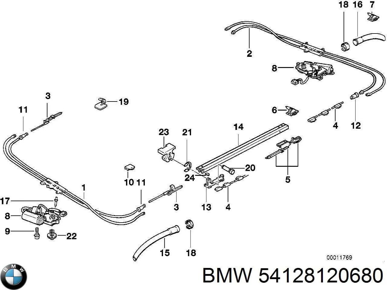 BMW 54128120680 ціна, від 166.67 USD