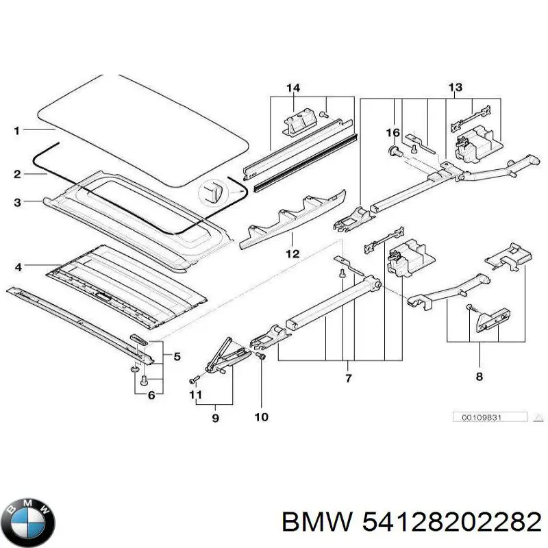  BMW 54128202282 ціна, від 318.28 USD