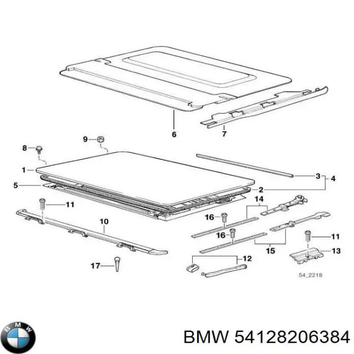  BMW 54128206384 ціна, від 268.49 USD
