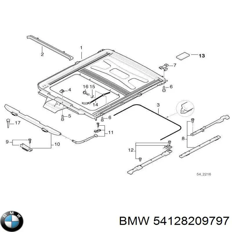  BMW 54128209797 ціна, від 129.93 USD