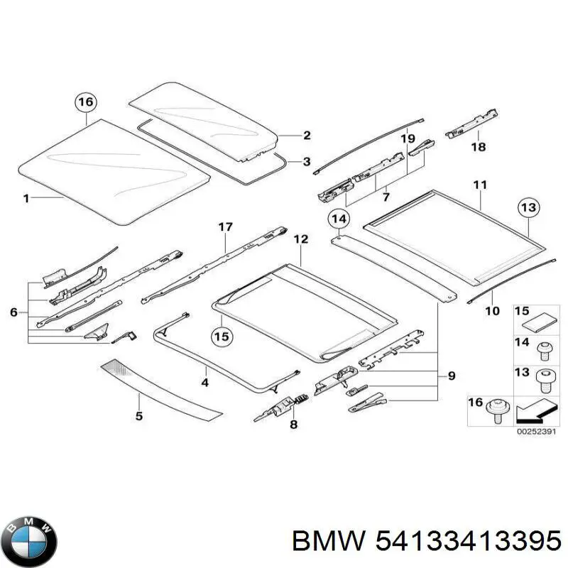  BMW 54133413395 ціна, від 299.26 USD