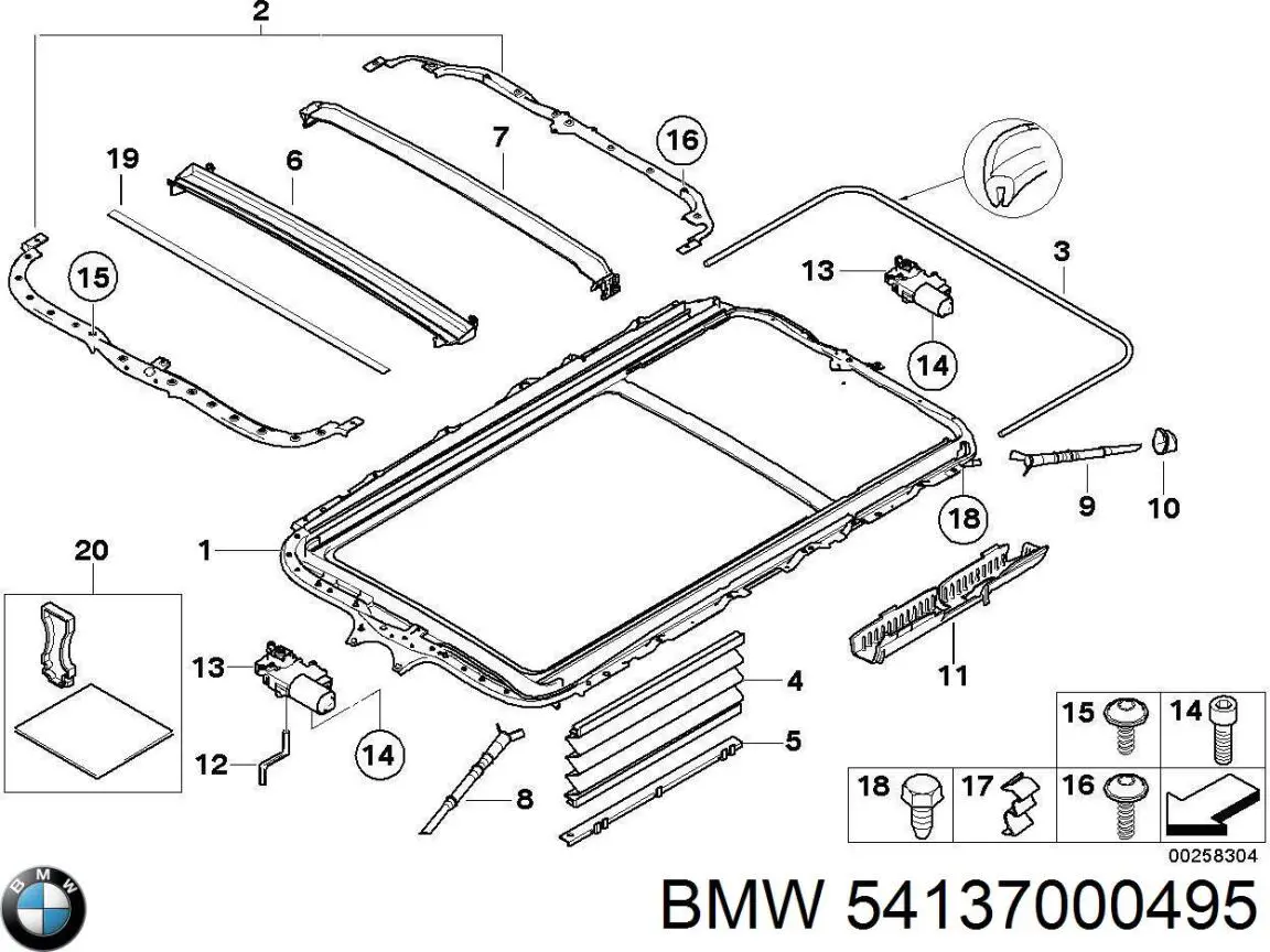 54137000495 BMW 
