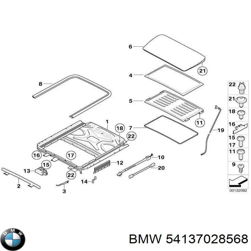  BMW 54137028568 ціна, від 55.56 USD