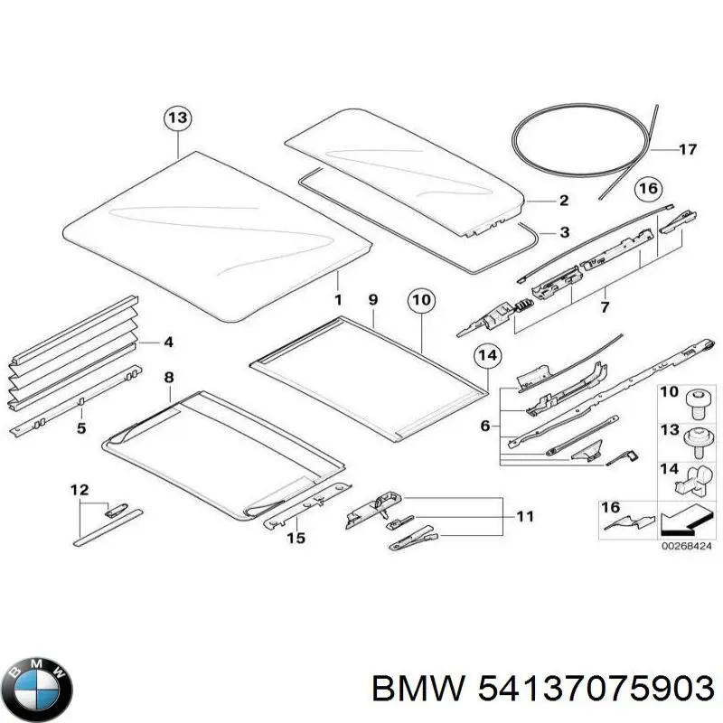  BMW 54137075903 ціна, від 24.06 USD