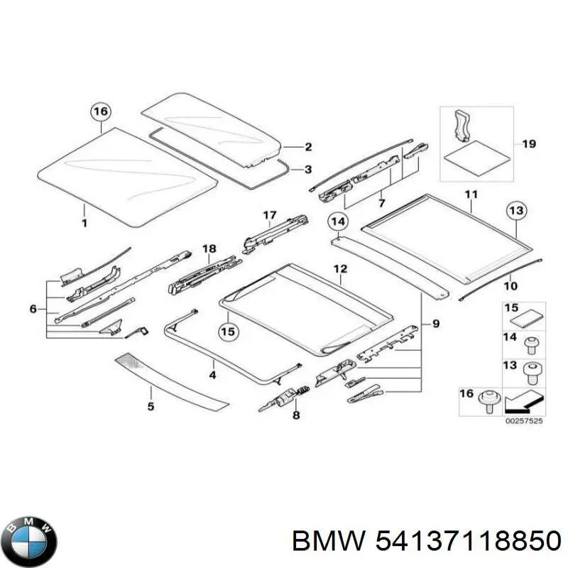  BMW 54137118850 ціна, від 204.06 USD