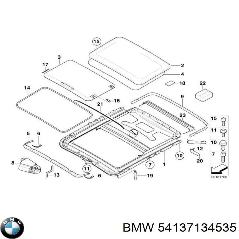  BMW 54137134535 ціна, від 244.63 USD