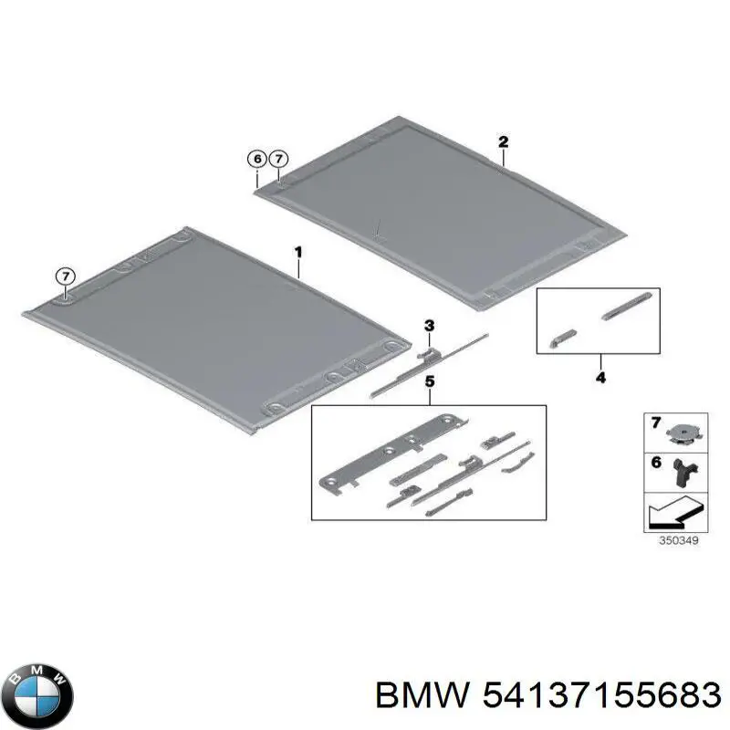 7005401 Autotechteile Направляюча люка