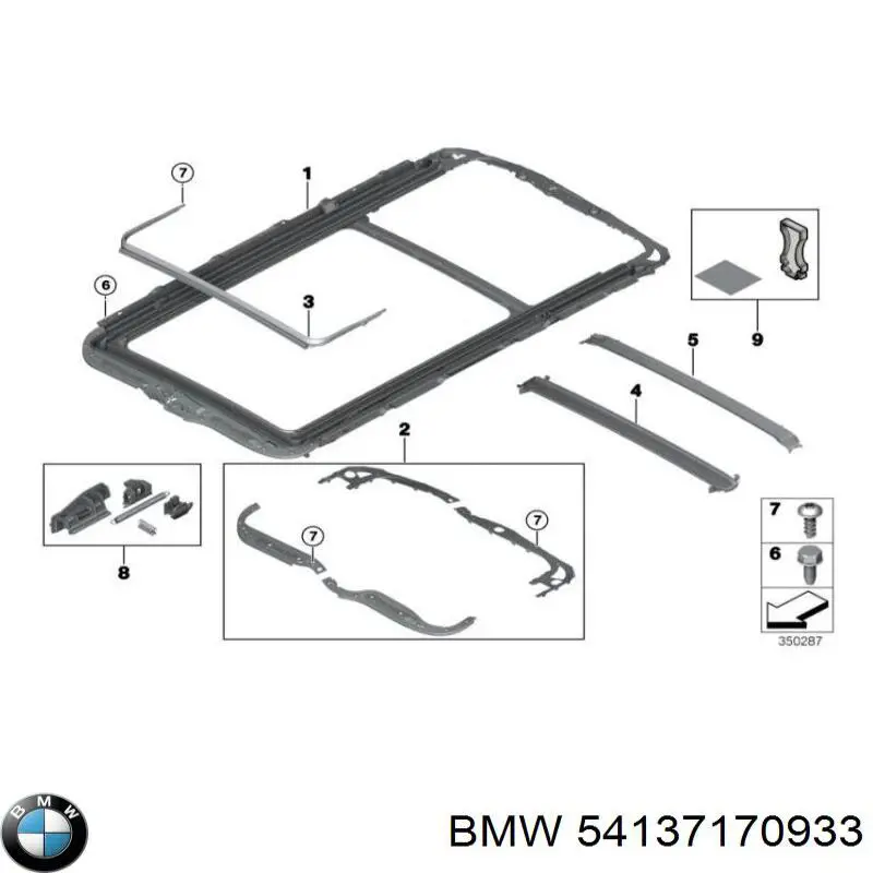  BMW 54137170933 ціна, від 101.33 USD