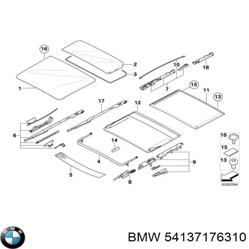  BMW 54137176310 ціна, від 204.29 USD