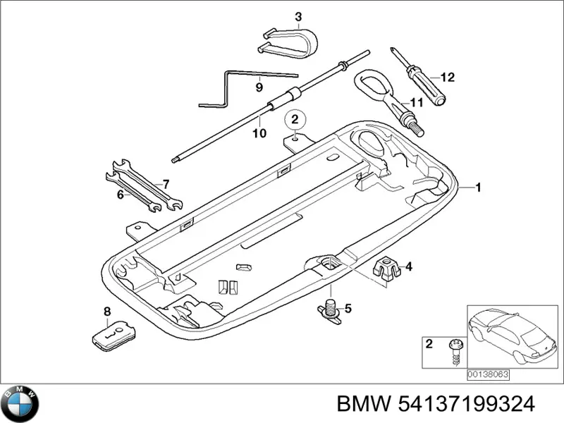 Купити 54137199324 BMW 