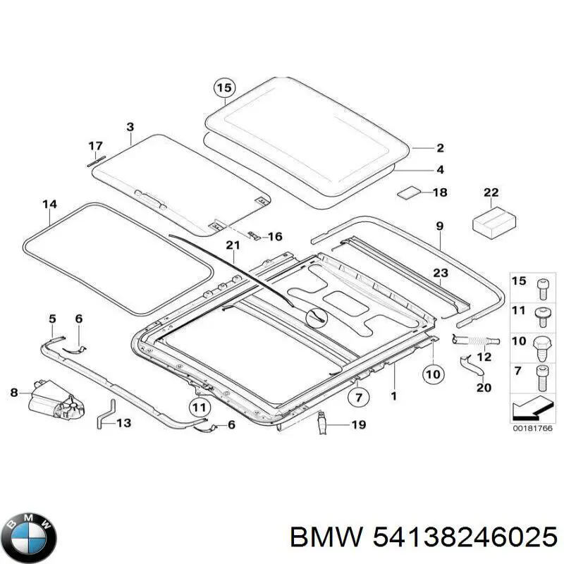  BMW 54138246025 ціна, від 4.84 USD