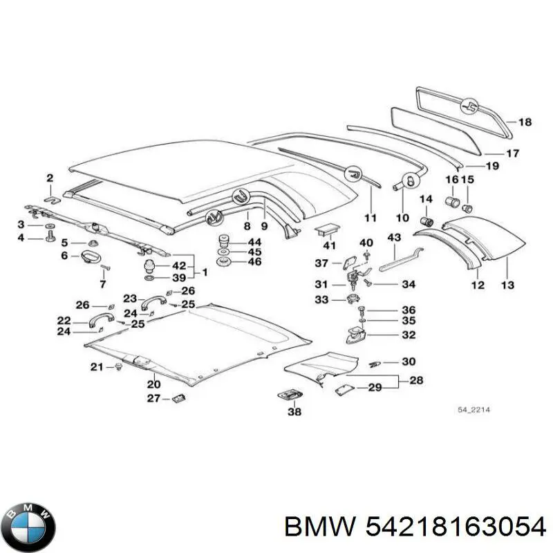  BMW 54218163054 ціна, від 136.03 USD