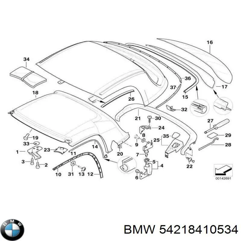  BMW 54218410534 ціна, від 14.39 USD