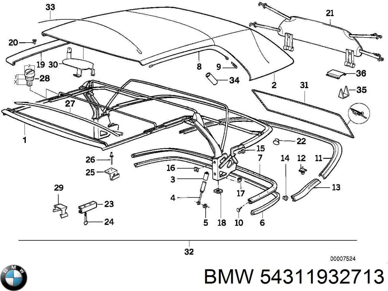 Купити 54311932713 BMW 